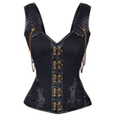 Gothic Corset Steampunk Bustier Top for Women - Perfect for Photography and Cosplay - Coscosmos